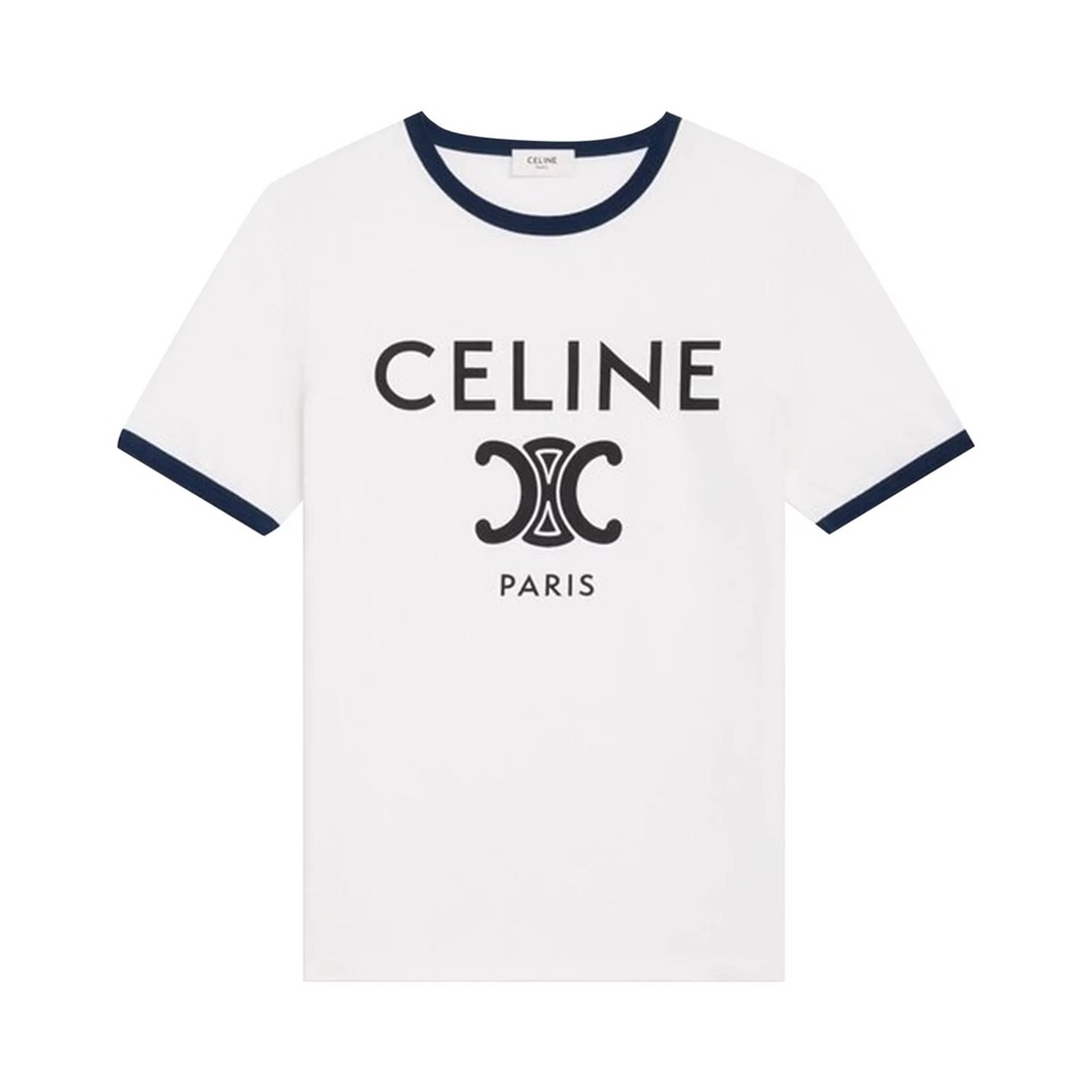 Celine Cotton Jersey T-Shirt